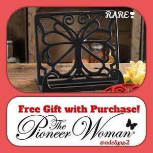 🌺🛍️ Pioneer Woman Timeless Treasures Cast Iron Black Cookbook Stand
